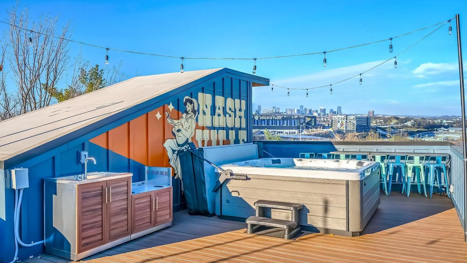 4 Rooftop Decks 4 Hot Tubs Game Rooms & Sauna Nashville 0*,